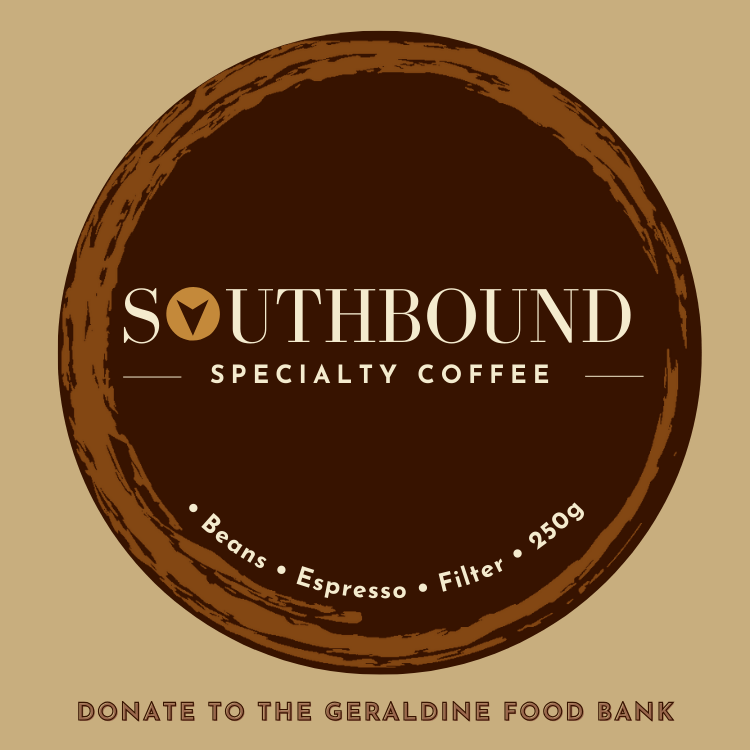 Donate a 250g bag of coffee to the Geraldine Food Bank